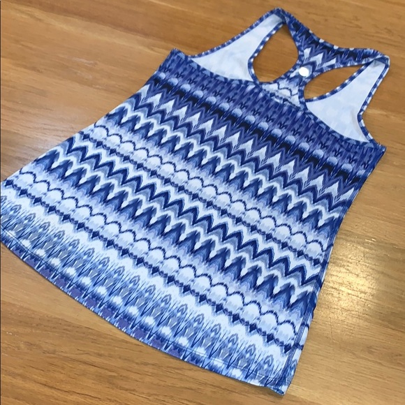 90Degree by Reflex Waterfall Blue Royal TANK TOP L - Picture 4 of 7